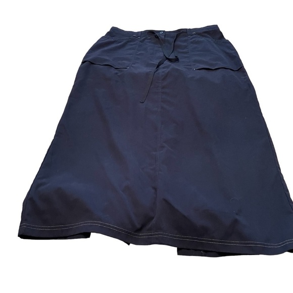 A/E Sport Co - Ladies Long Maxi Skirt - Slit in back-Zip Front-Drawstring-Size16 - Picture 8 of 11
